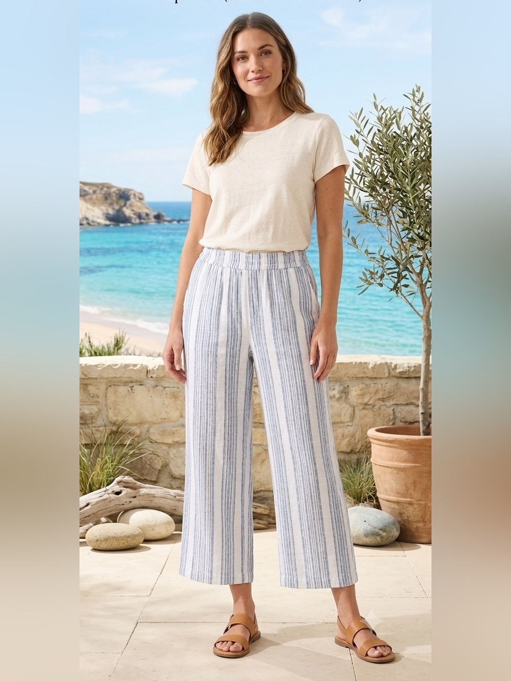 Briggs New York Linen Pants - Small